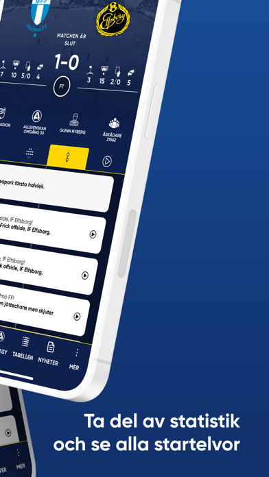 Allsvenskan Live iPhone screenshot 5 - Sports app