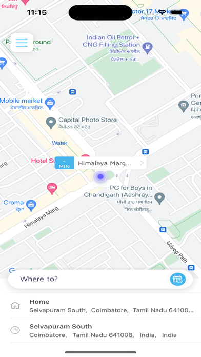 Hey Taxi App Screenshot