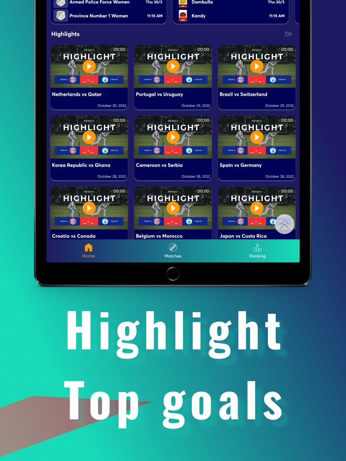 Live Sport on TV - Highlight