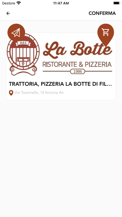 La Botte Ristorante Pizzeria Screenshot