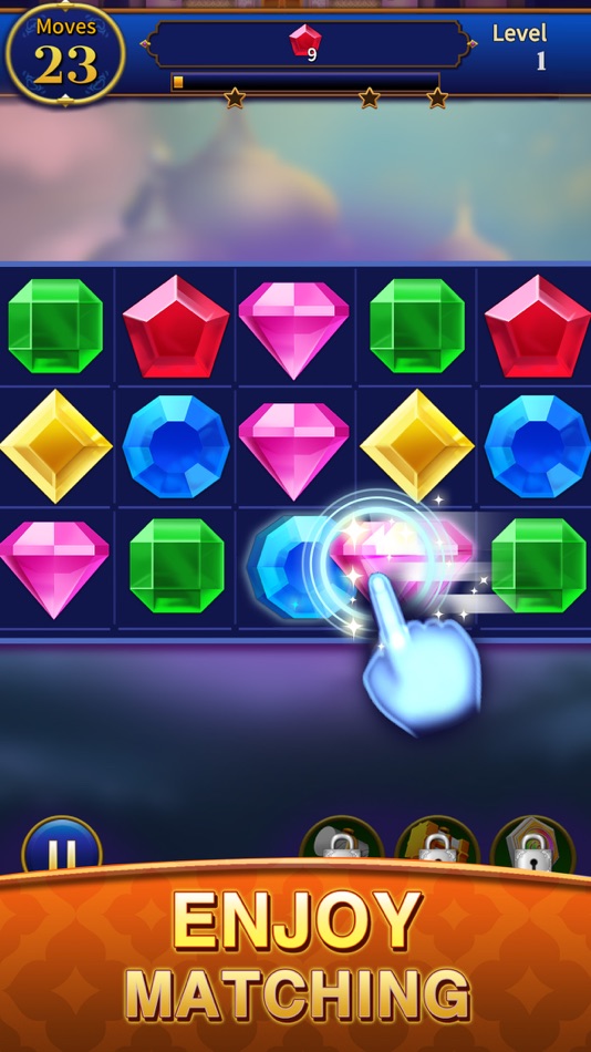 #3. Jewels Match : Puzzle Game (iOS) Podle: FunnyPack Inc.