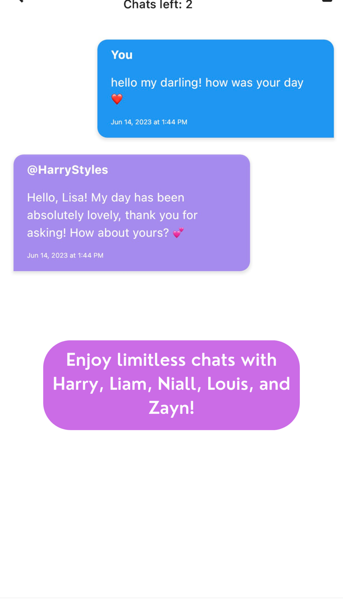 Chat with AI for Directioners