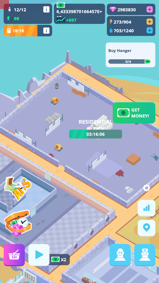 #5. Idle Mental Hospital Tycoon (iOS) 来自: WAZZAPPS GLOBAL LIMITED
