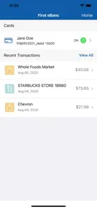 First eBanc Mobile screenshot #6 for iPhone