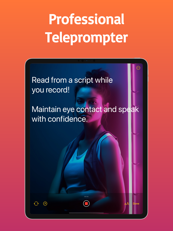 Teleprompter for Video◦