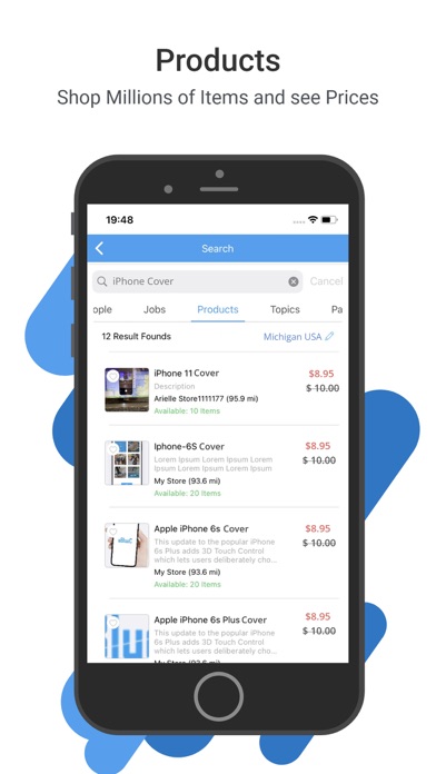 aBlueC: Find Work News Social Screenshot