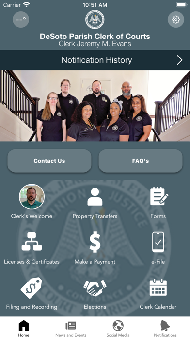 DeSoto Clerk of Court, LA Screenshot