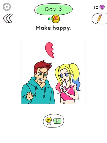 Draw Happy Queen - Smile Gameのおすすめ画像1