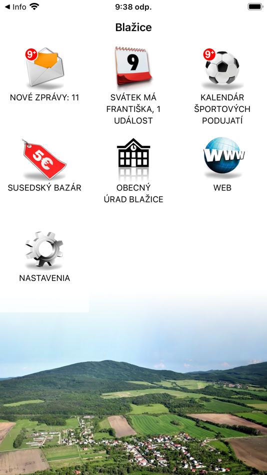 Blažice (iOS) Podle: adsupra s.r.o. Blažice (iOS) Podle: adsupra s.r.o.