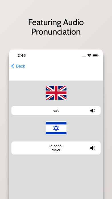 Hebrew-English Dictionary Screenshot