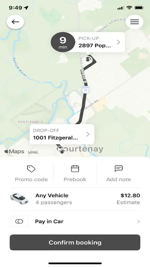 Comox Taxi screenshot 2