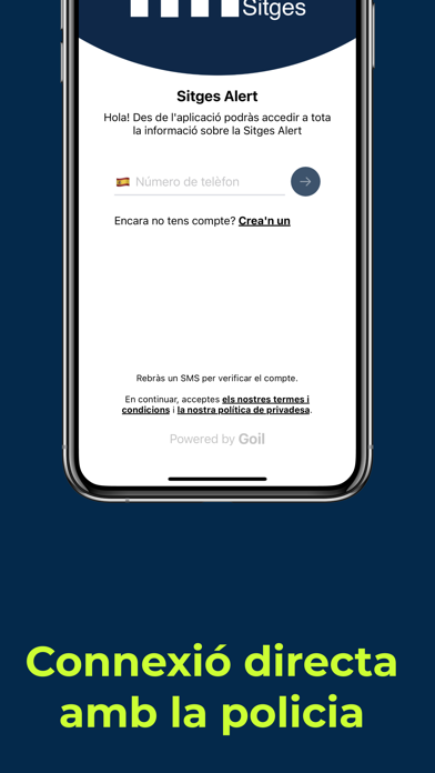 Sitges ALERT Screenshot