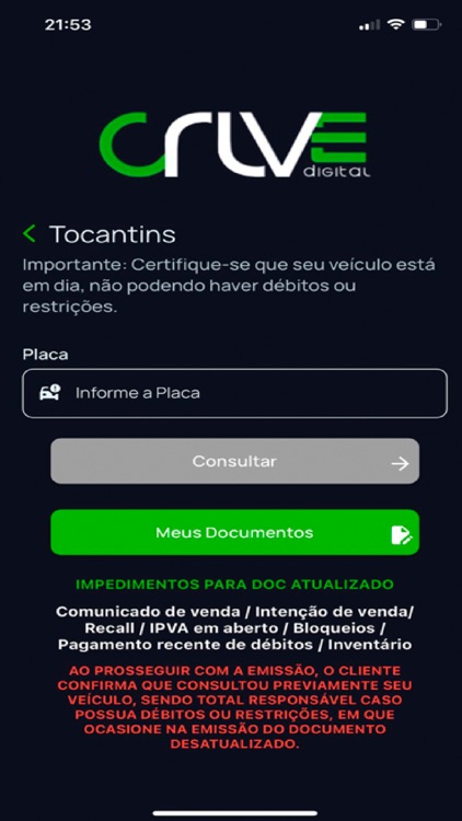 Crlv-e digital doc pela placa screenshot-3