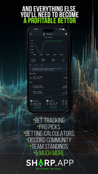 Sharp App: Sports Betting Screenshot