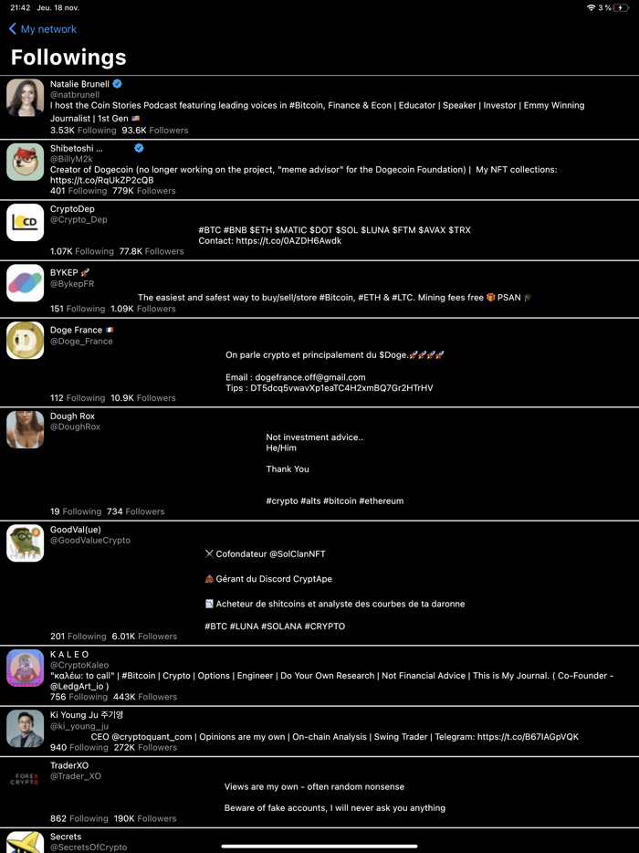Stats  for Twitter - Unfollow