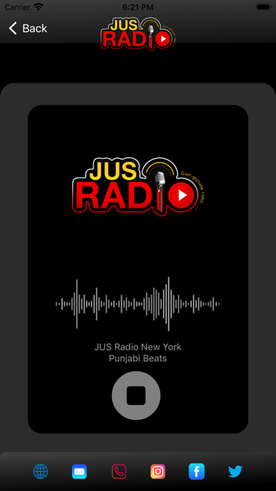 JUS Audiobook & Radio Screenshot