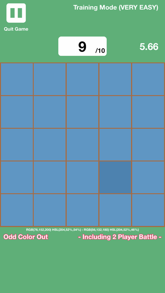 #1. Odd Color Out - Multiplayer (iOS) Podle: KAZUYA KAMIOKA