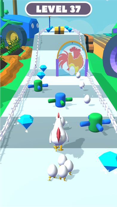 Chicken Runner 3D! Screenshot