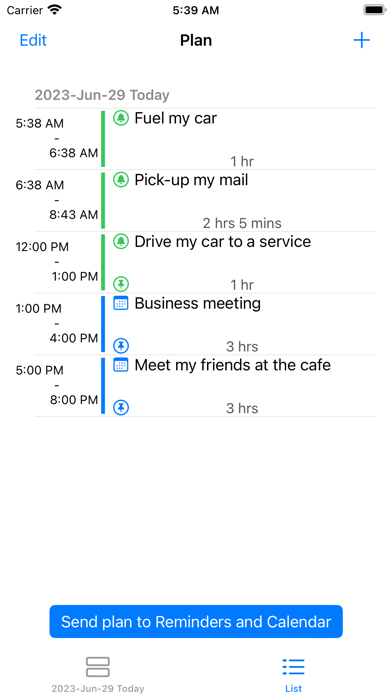 IC DayPlanner Screenshot