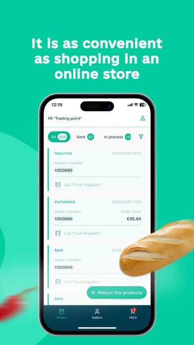 EDIN Market: online order Screenshot