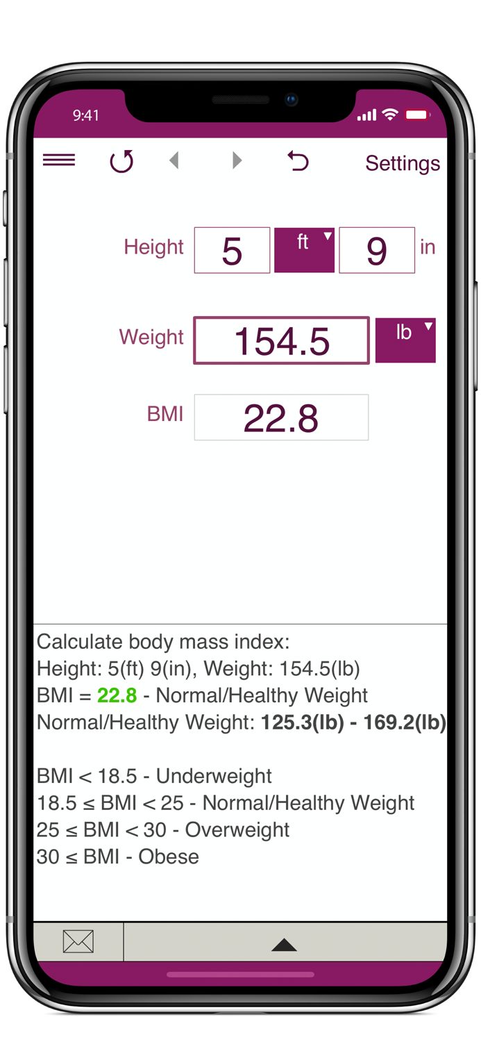 TDEE Calculator  BMR  BMI