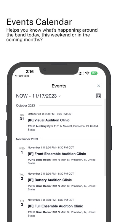 Princeton Community Bands screenshot-3