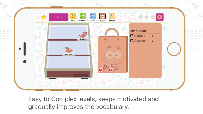 Grocery Shopping Learning Game