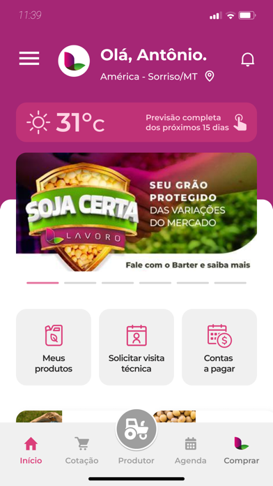 Minha Lavoro Screenshot