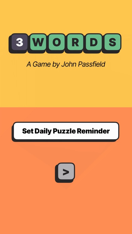 Three Words Daily Puzzle by Red Sprite Studios