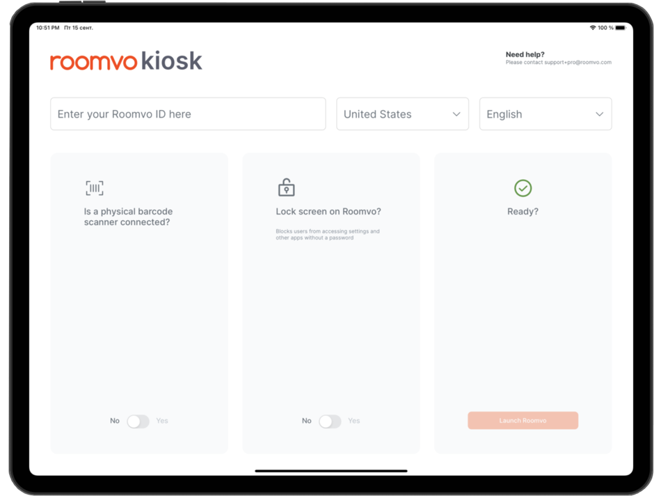 #2. Roomvo Kiosk (iOS) 由: Leap Tools Inc.