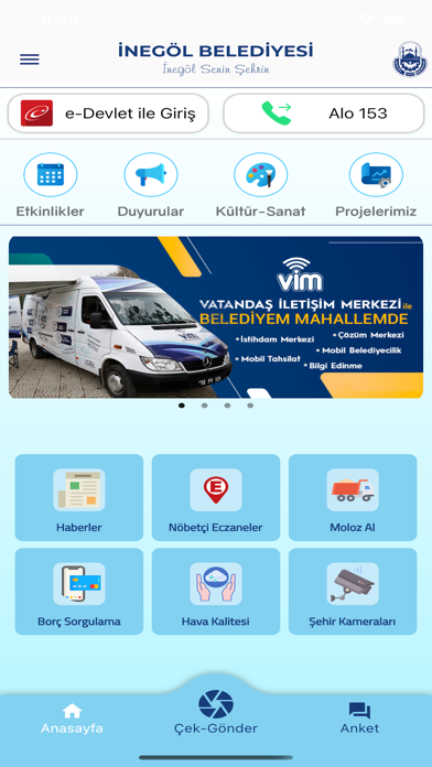 Senin Belediyen Screenshot