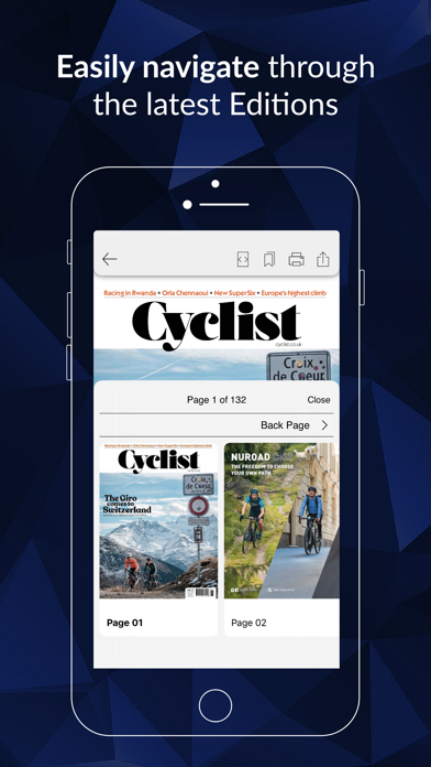 Cyclist magazine Screenshot
