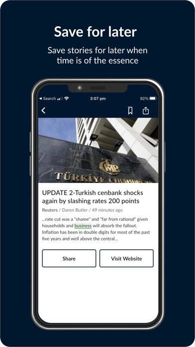 Nexis Newsdesk® Mobile Screenshot