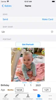 infant baby bottle feeding iphone screenshot 1