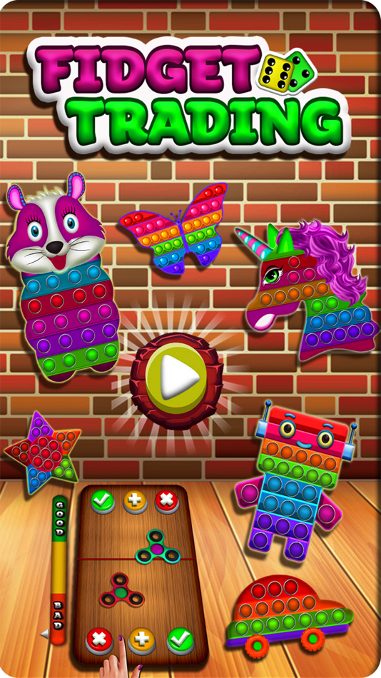 #1. Fidget Pop It Toy Trading Game (iOS) 来自: Qamar Nawaz