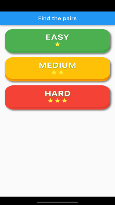 Find the pairs - Birds game Screenshot