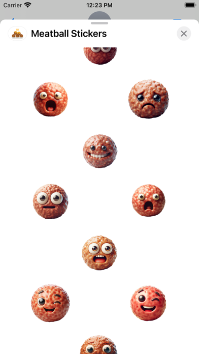 Meatball Stickersのおすすめ画像2