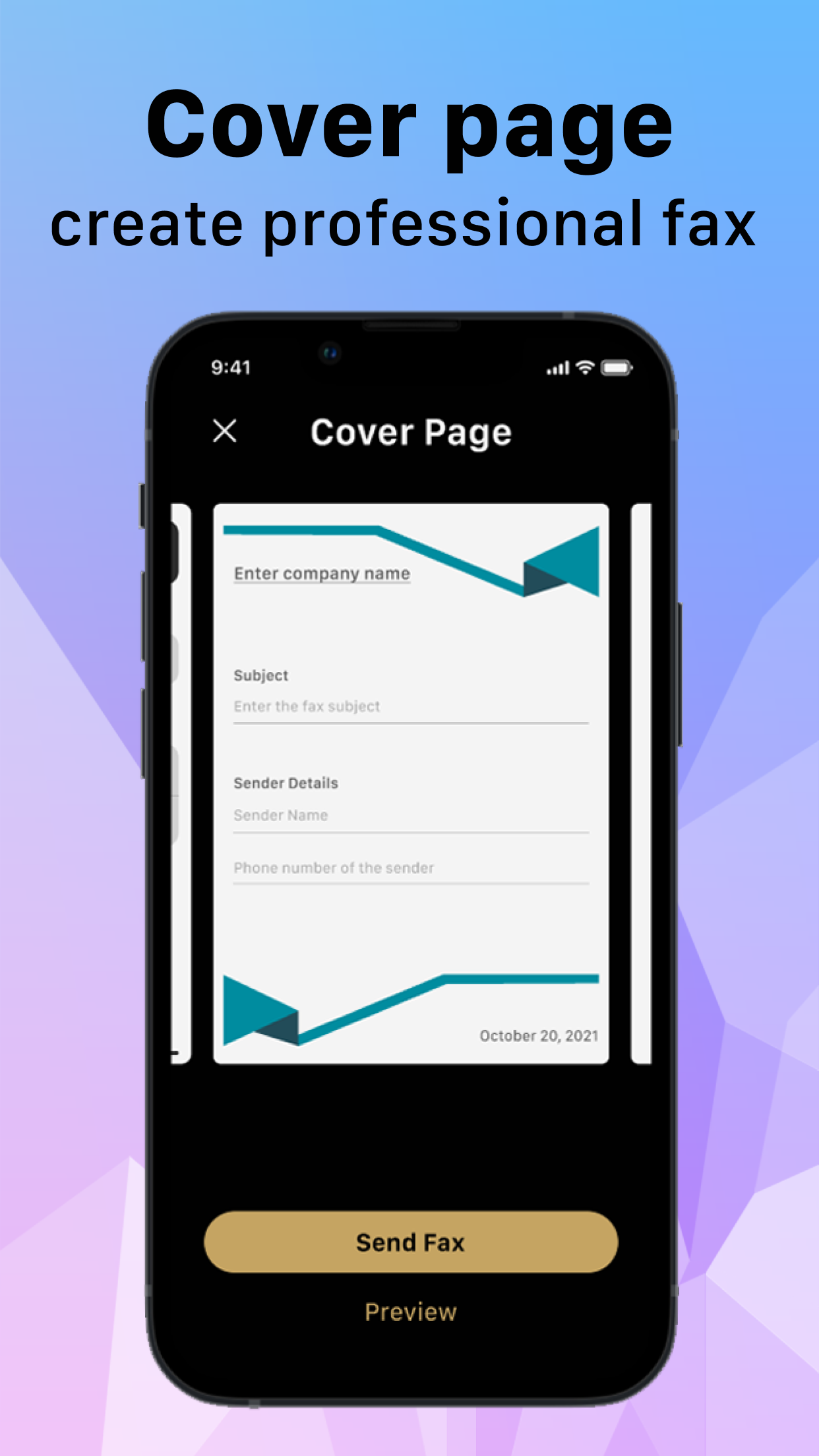 Fax on the go: EazyFax screenshot 4