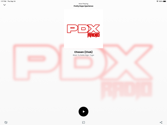 Pretty Dope Xperience iPad screenshot 2 - Music app