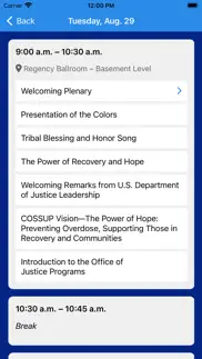2023 cossup national forum iphone screenshot 3