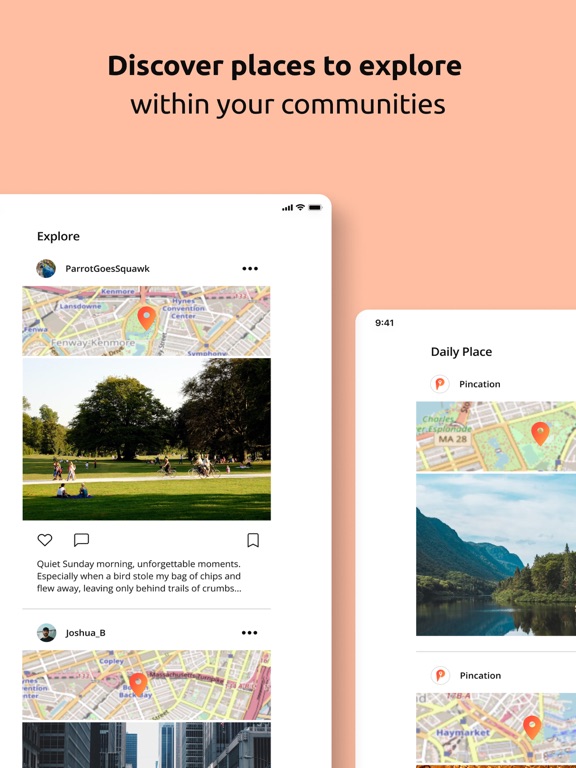 Pincation iPad screenshot 7 - Social Networking app
