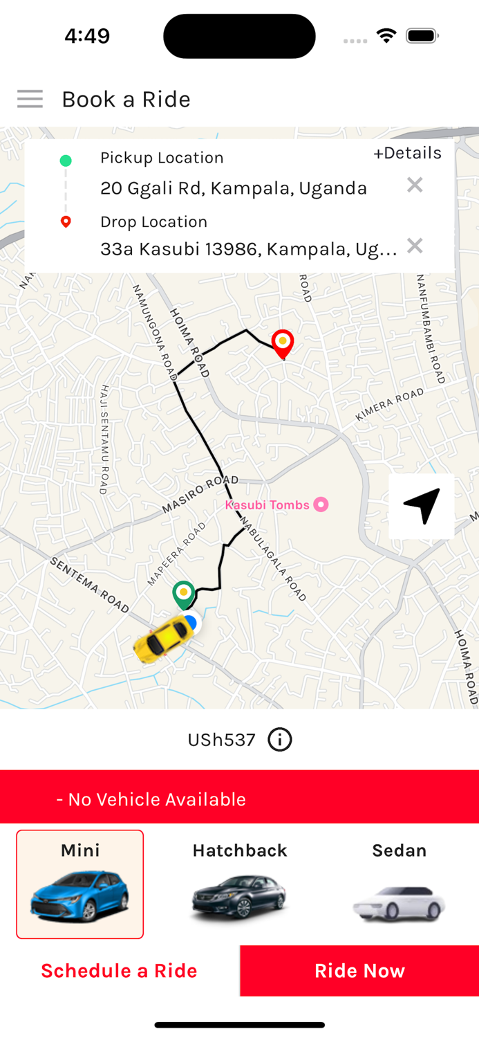 MartaRide for Passanger App