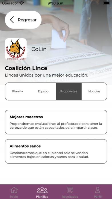 IEES Elecciones Juveniles Screenshot