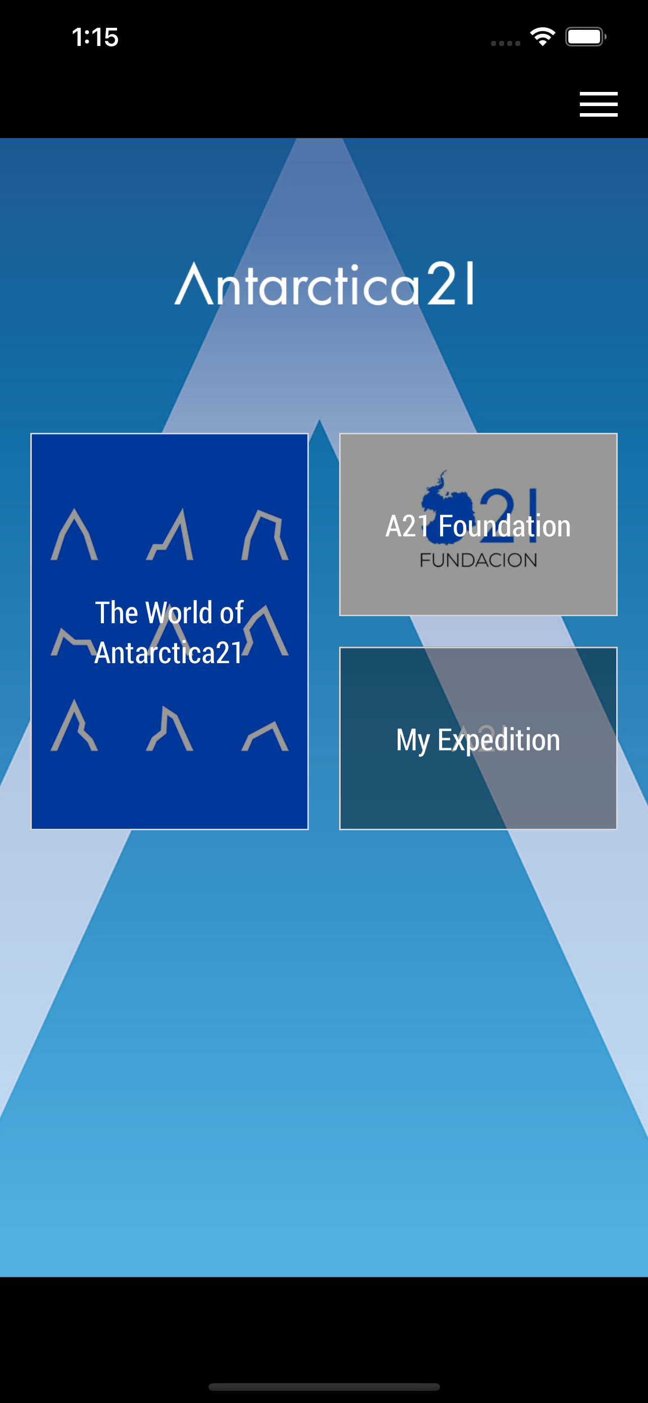 Antarctica21 Mobile App