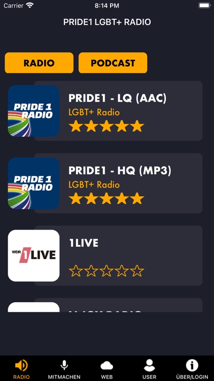 PRIDE1 LGBT+ Radio