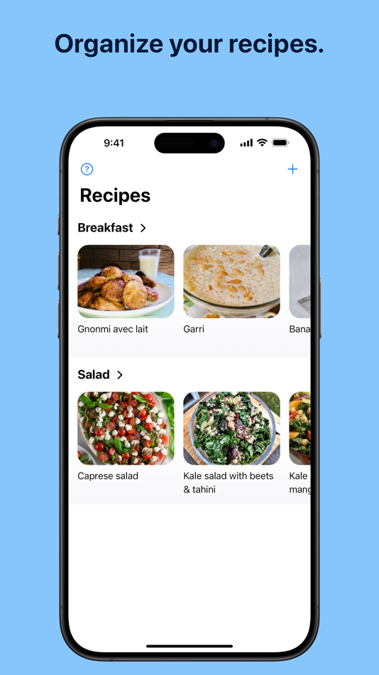 Recipe Saver: Organize meals - 1.3 - (iOS)