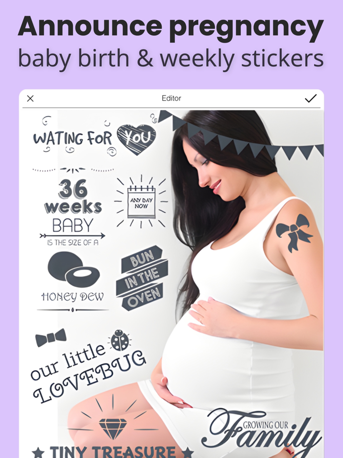 Pregnancy announcement -Giggly