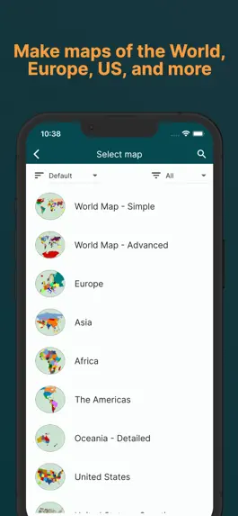 Game screenshot MapChart App apk
