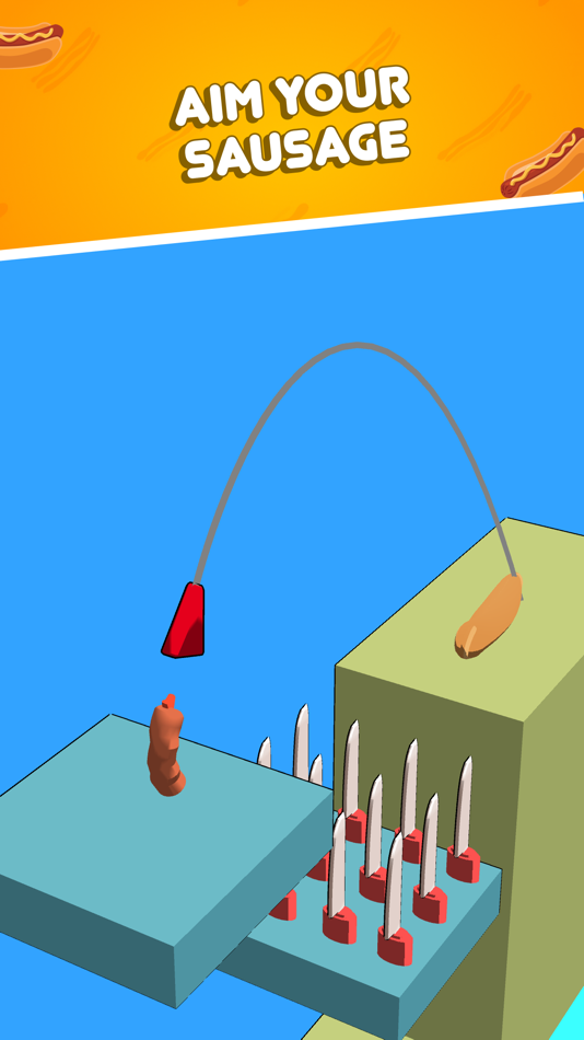 #4. Sausage Jump!! (iOS) 由: BooBoo Games