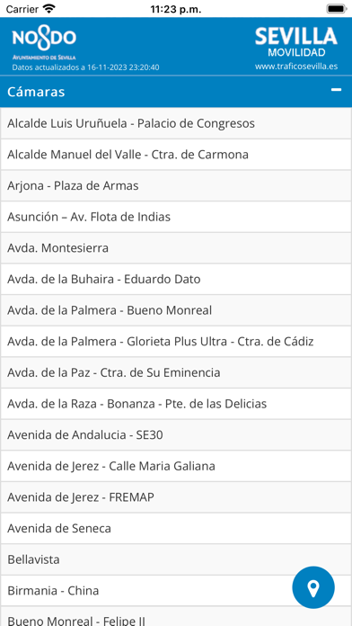 Movilidad Tráfico Sevilla Screenshot